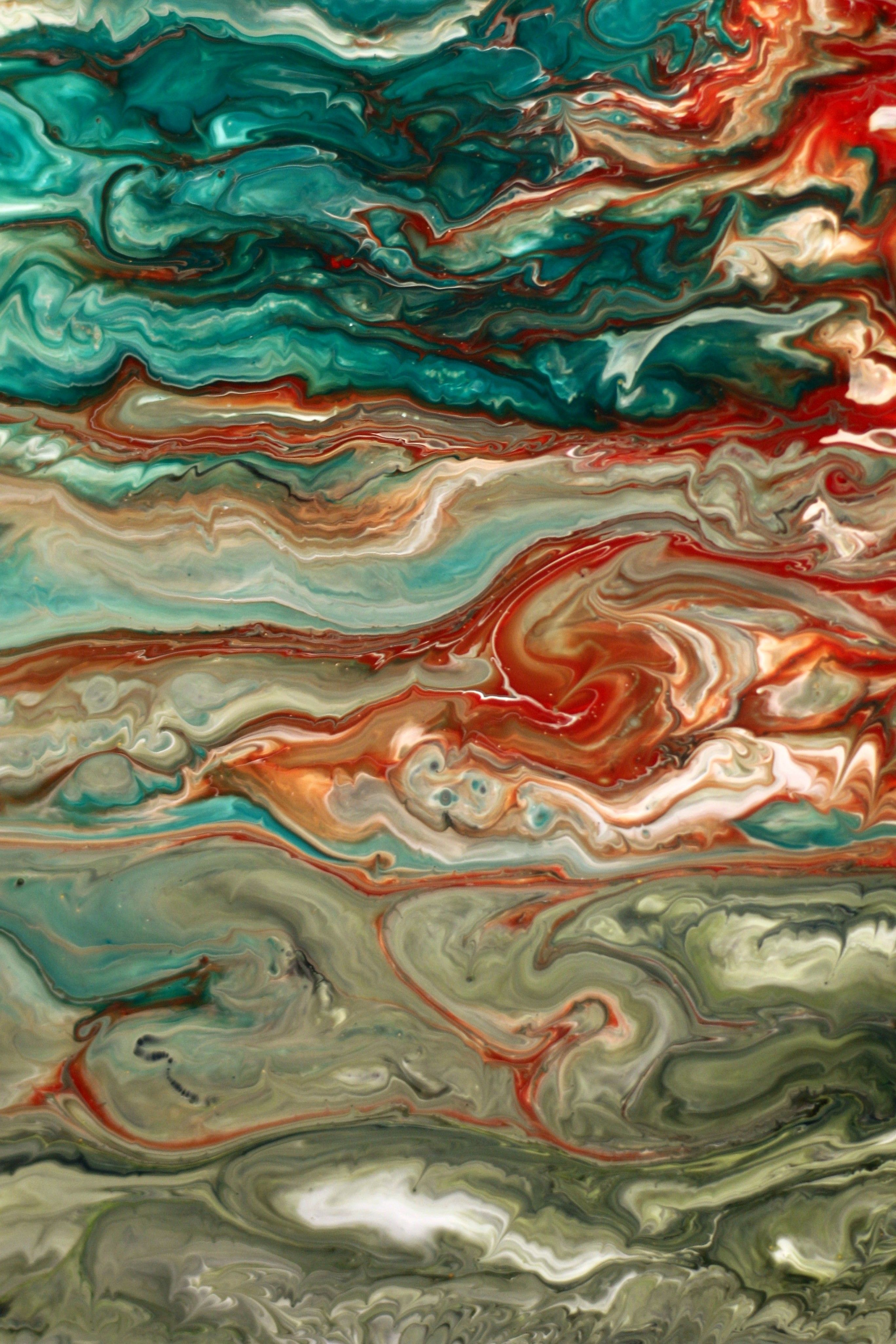 Colorful Abstract Fluid Art in Guaratuba · Free Stock Photo
