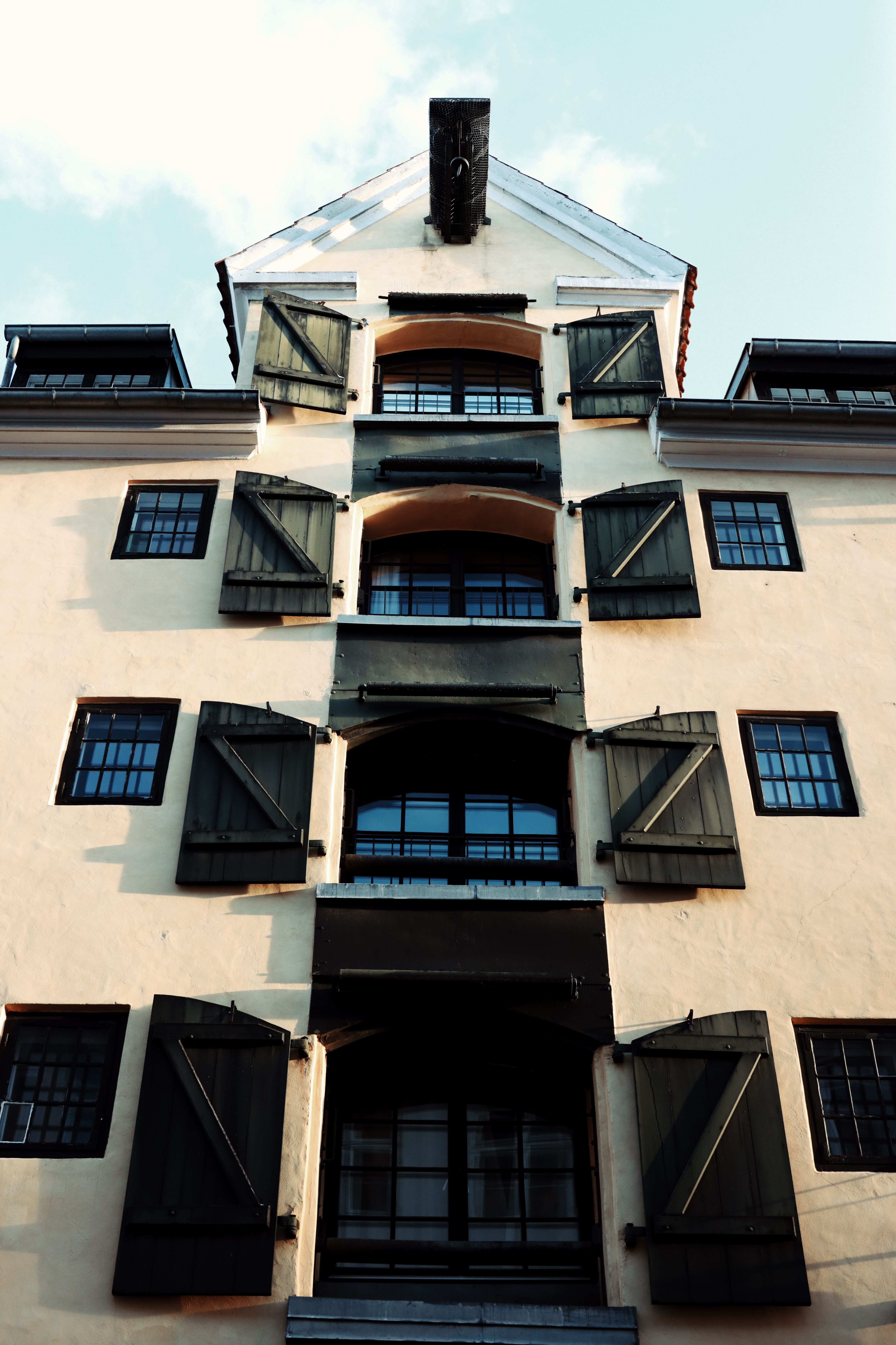 Historical Building Facade in Copenhagen · Free Stock Photo