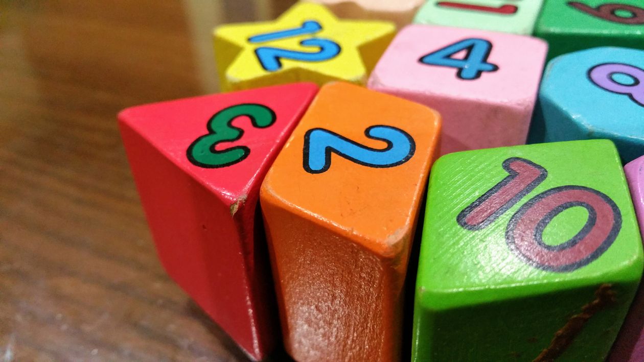 Wooden Learning Block Lot On Desk Free Stock Photo Wooden learning block lot on desk free stock photo