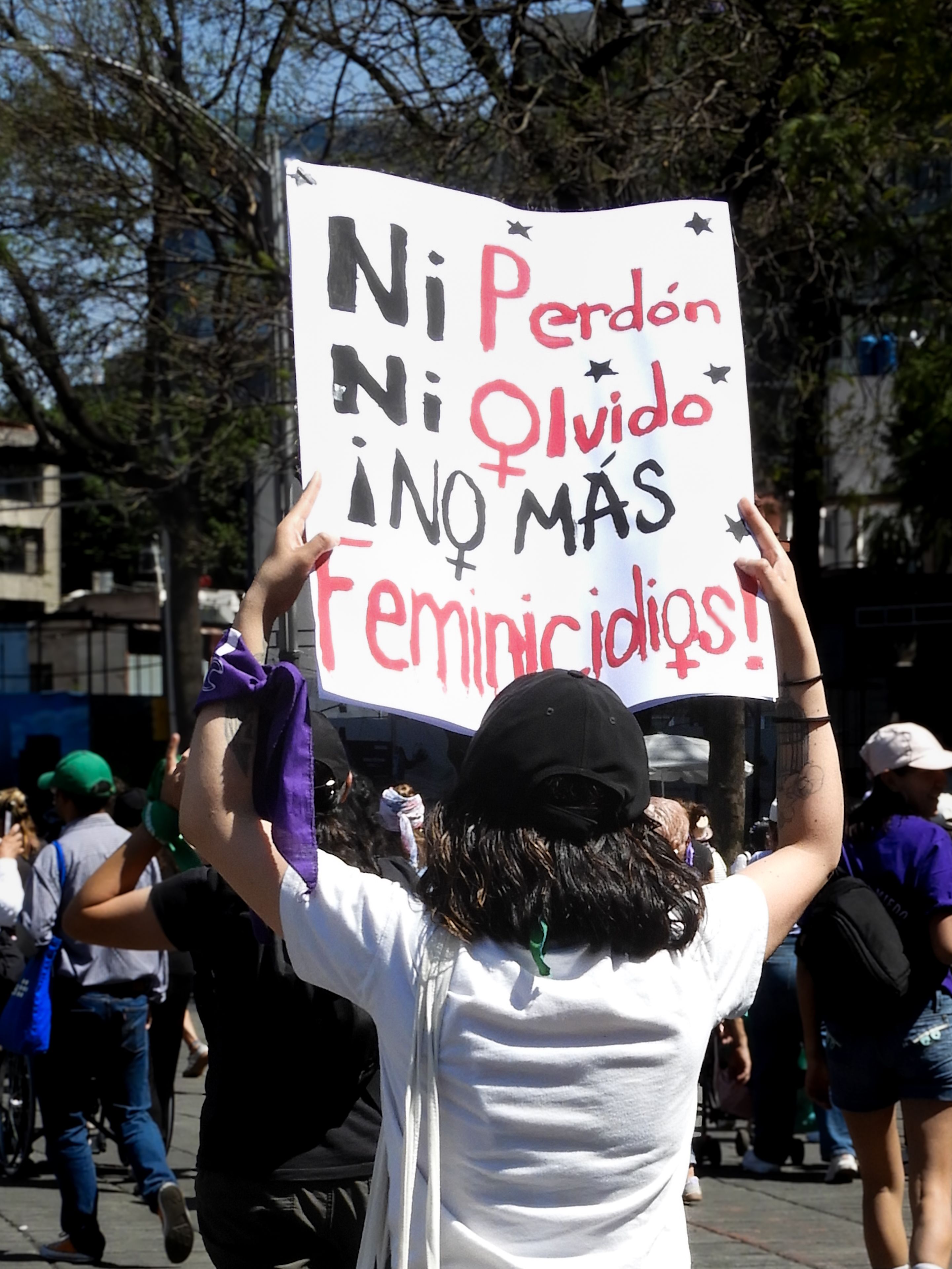Protesta Por Los Derechos De Las Mujeres En La Ciudad De México · Foto ...