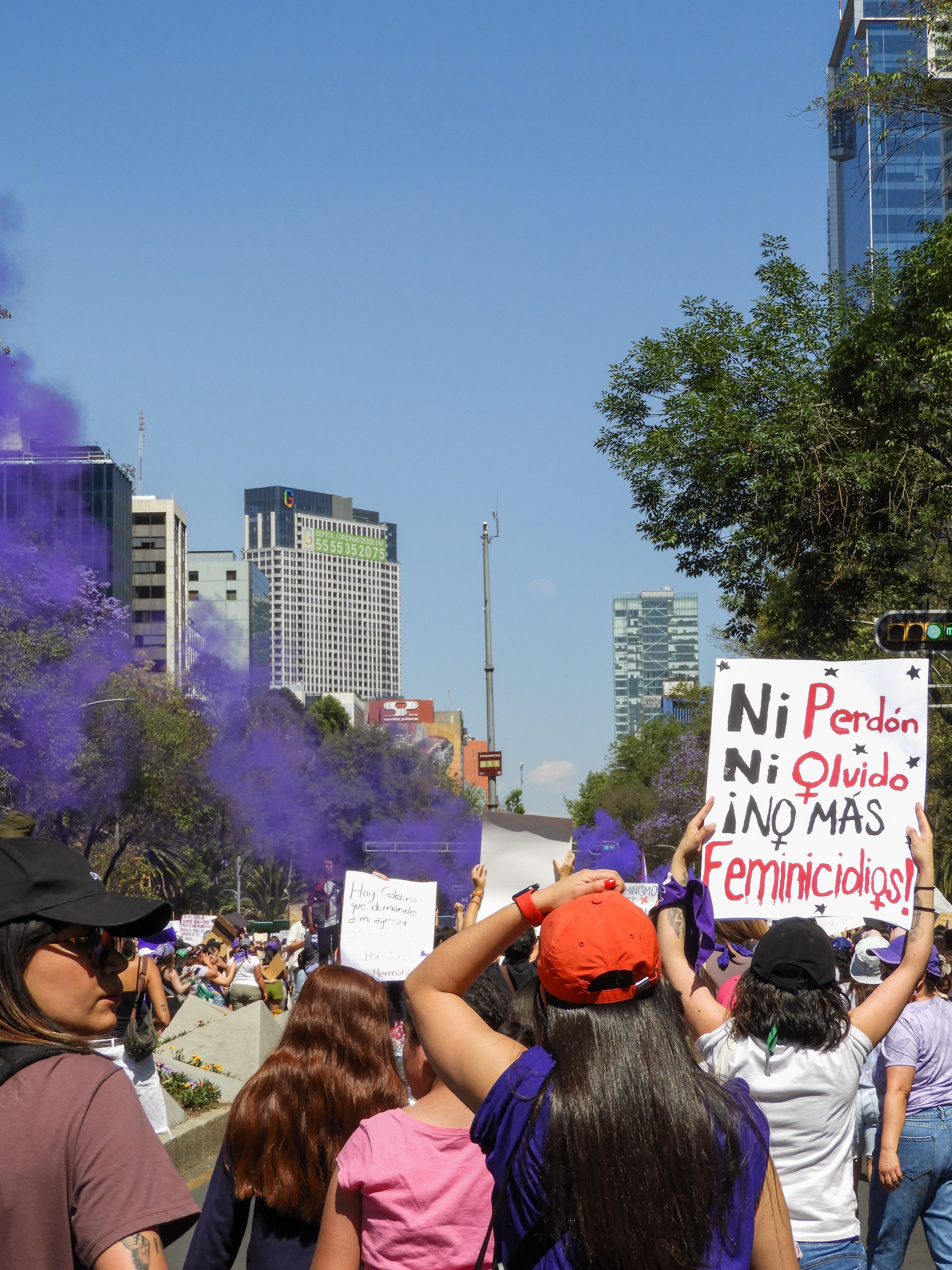 Manifestación Por Los Derechos De Las Mujeres En La Ciudad De México ...