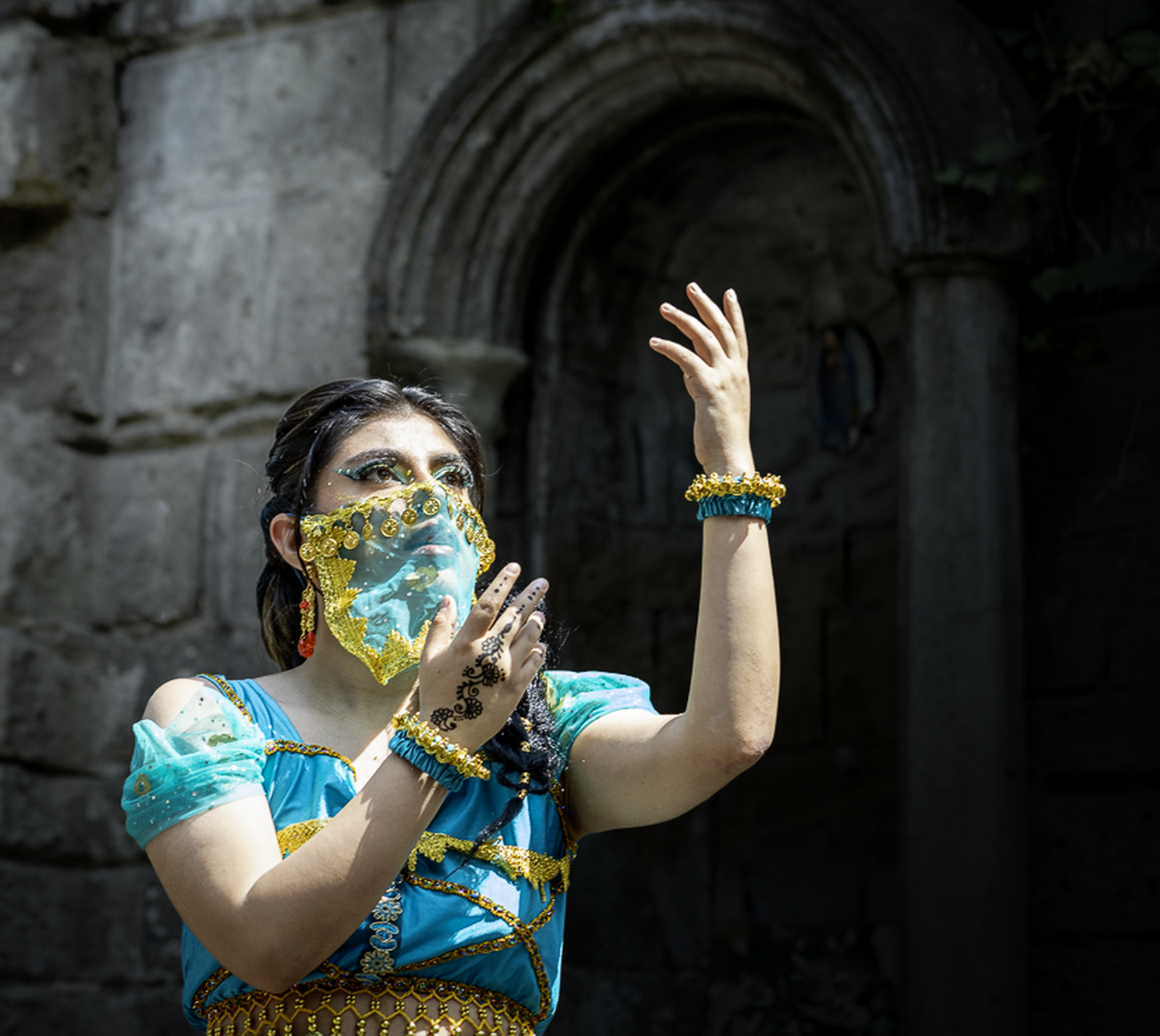 Mystical Dance in Traditional Costume Outdoors · Free Stock Photo