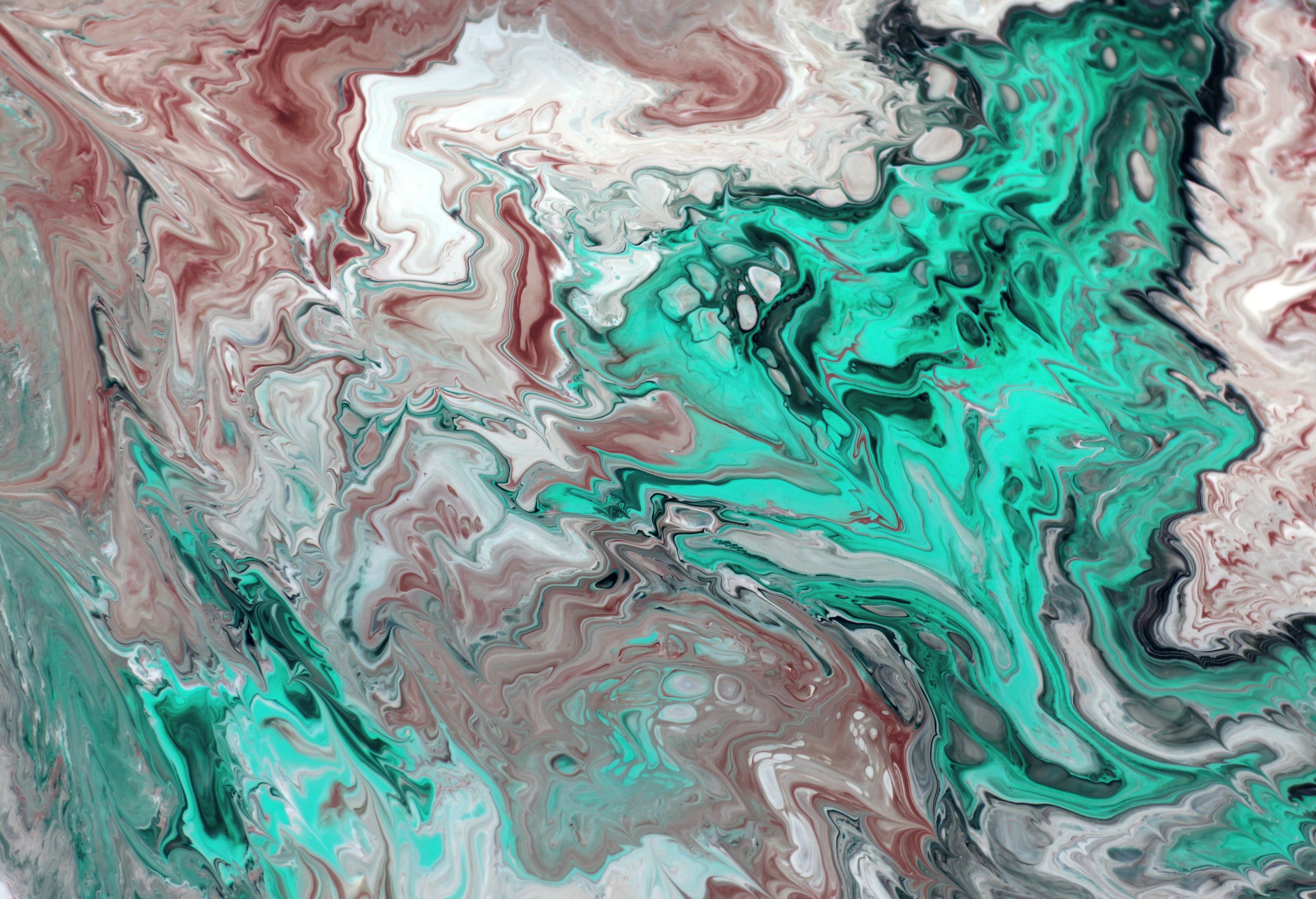 Vibrant Abstract Fluid Art in Earthy Tones · Free Stock Photo