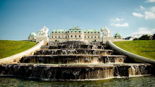 公園, 噴泉, 宮殿 的 免費圖庫相片