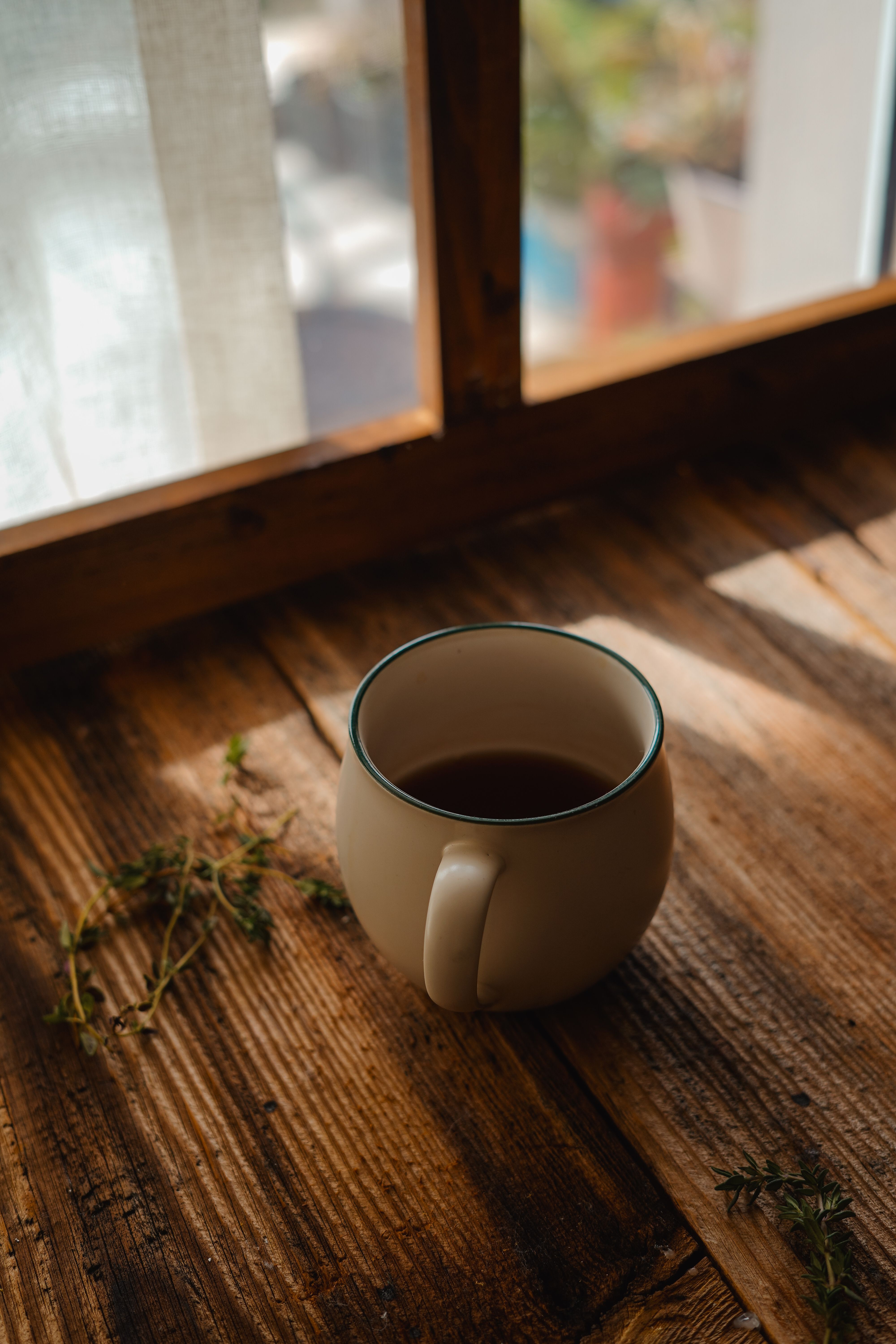 The morning ritual — a quiet cup before the world