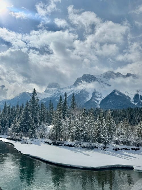Free Canmore Engine Bridge, Alberta Stock Photo