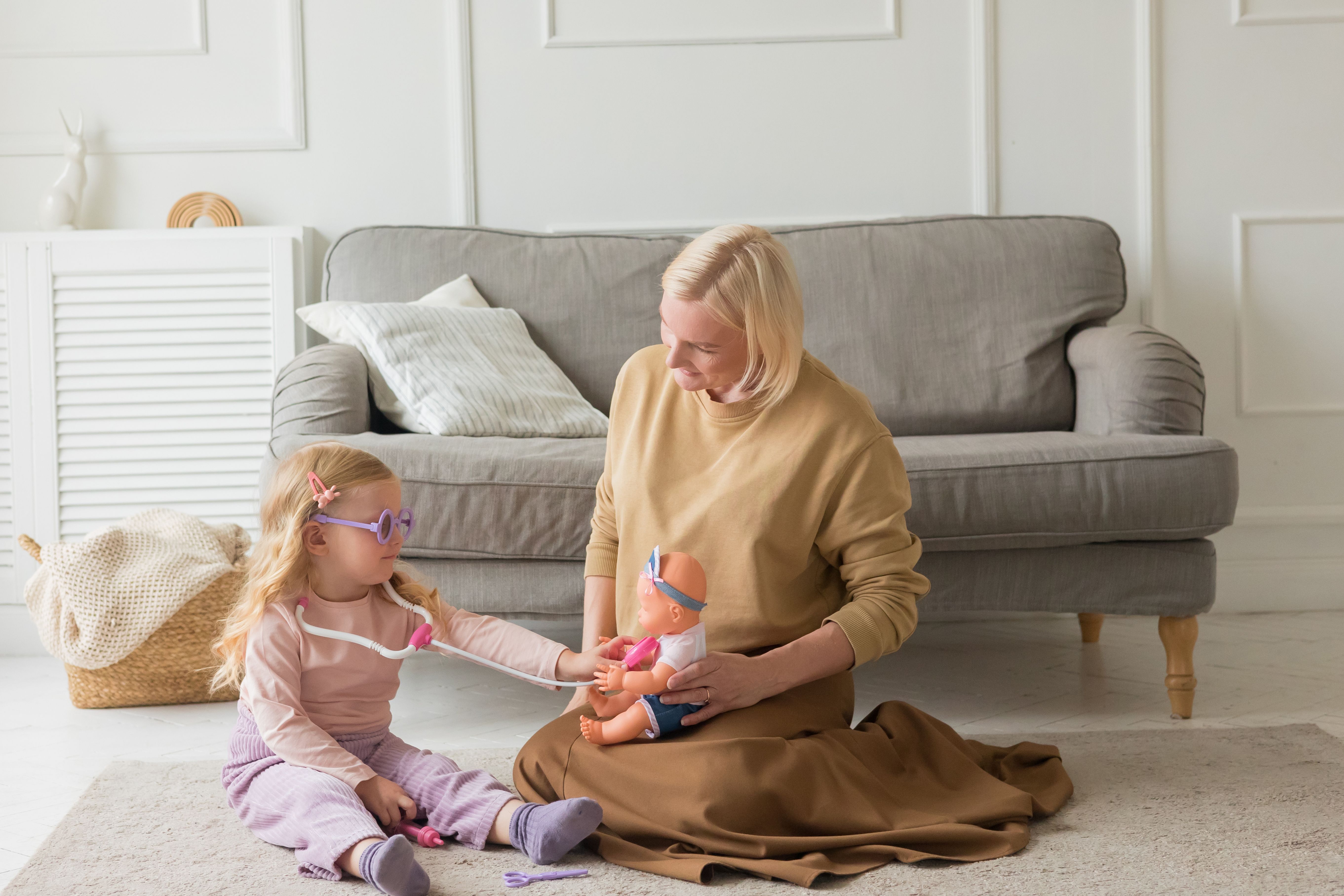 young caregiver family care
