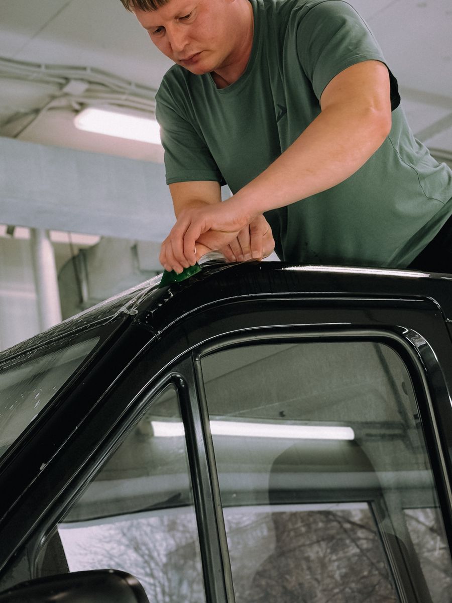 Window tint installation