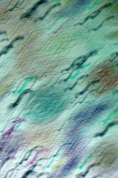 Vibrant abstract design with wavy lines and a soft multicolored palette.
