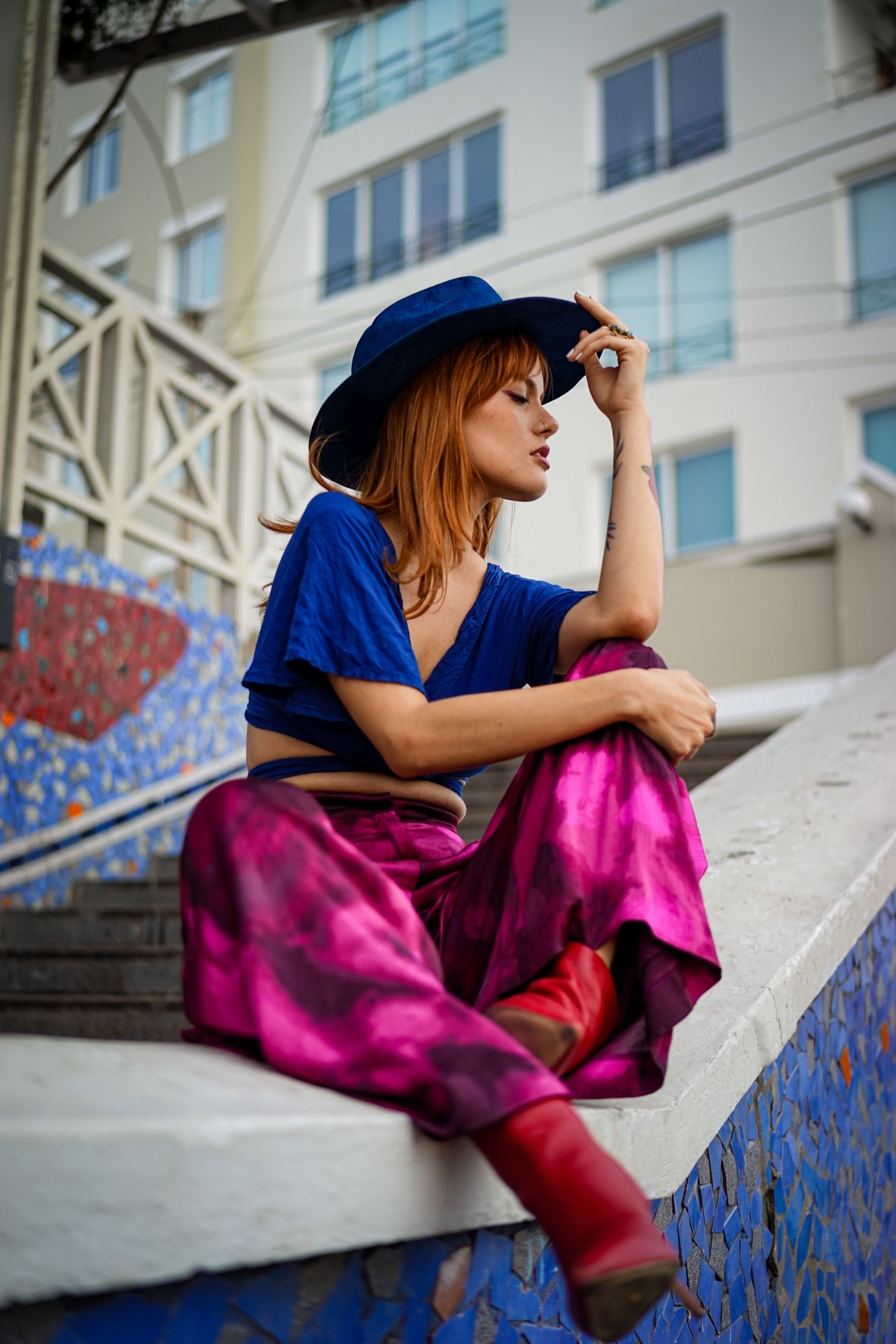 Flared Ethnic Skirt