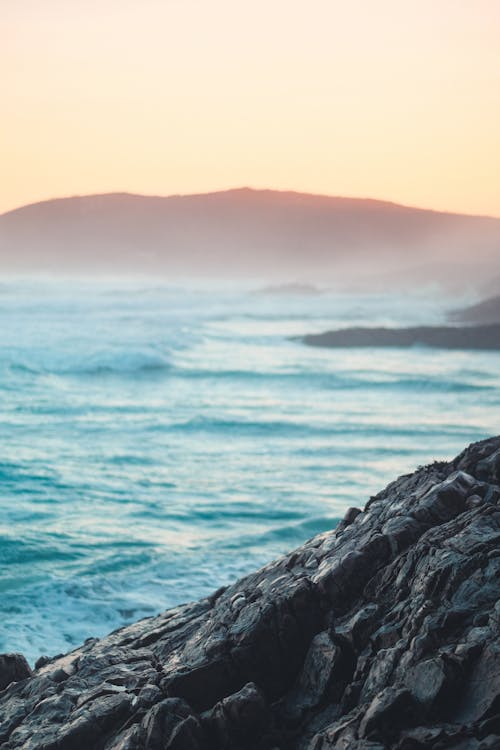 бесплатная Пейзаж океанских волн Стоковое фото