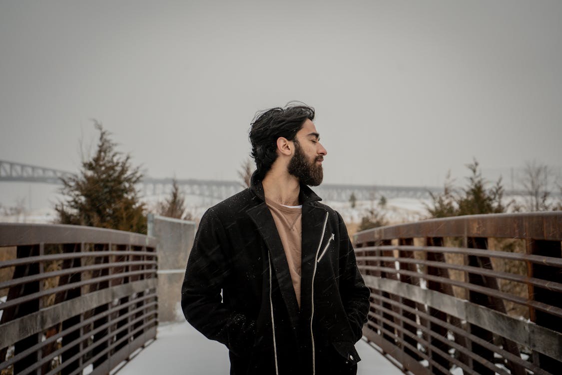Man on Bridge
