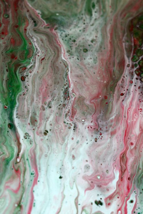 Free Vibrant abstract fluid art with flowing patterns in green and pink, creating a mesmerizing and dynamic visual. Stock Photo