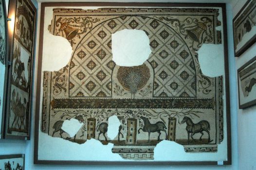 Bardo Museum Roman mosaics — Tunis