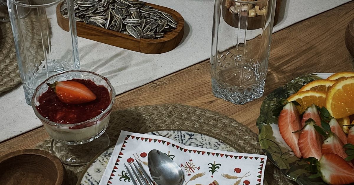 Snack Table Setting Cozy Indoor Table Setting with Snacks · Free Stock Photo