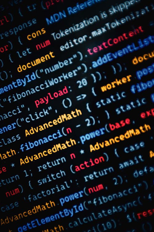 Colorful JavaScript Code on a Computer Screen · Free Stock Photo