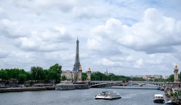 Paris Eiffel tower Seine