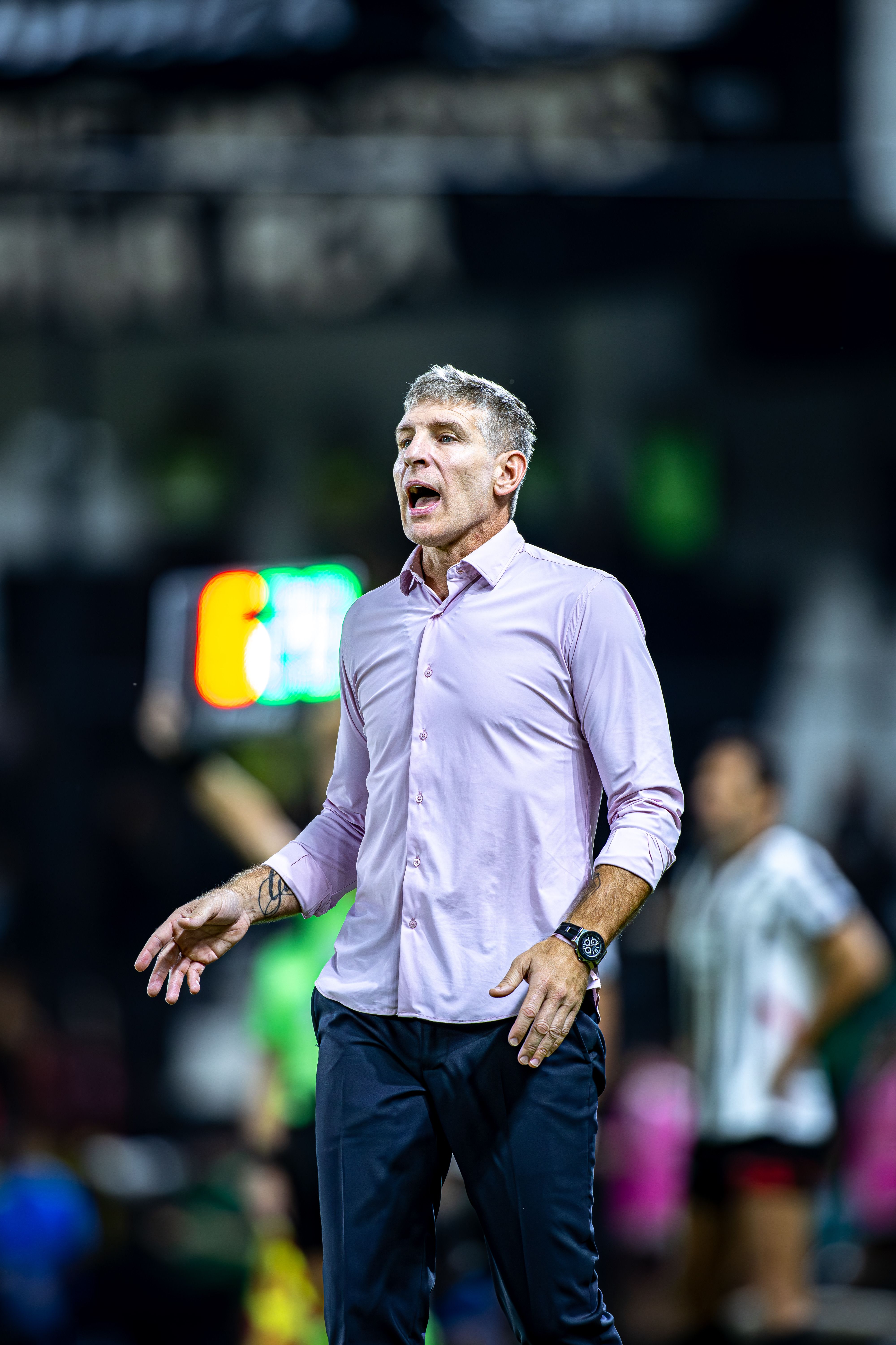Passionate Coach Directing During Soccer Match · Free Stock Photo