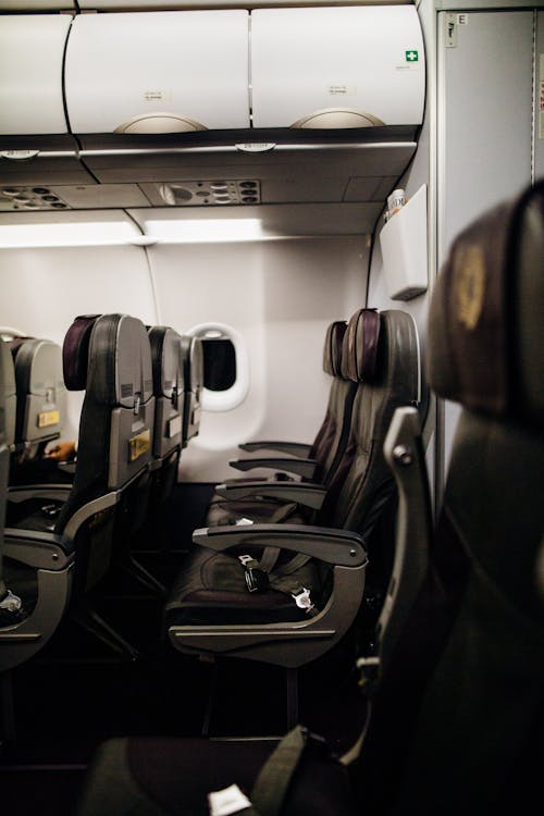 Free Photo of Airliner Seats Stock Photo
