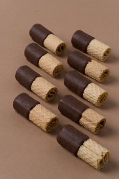 Sugar Wafer Chocolate-covered Cookie