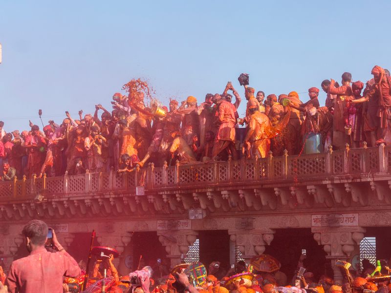Festival Holi en Mathura y Vrindavan