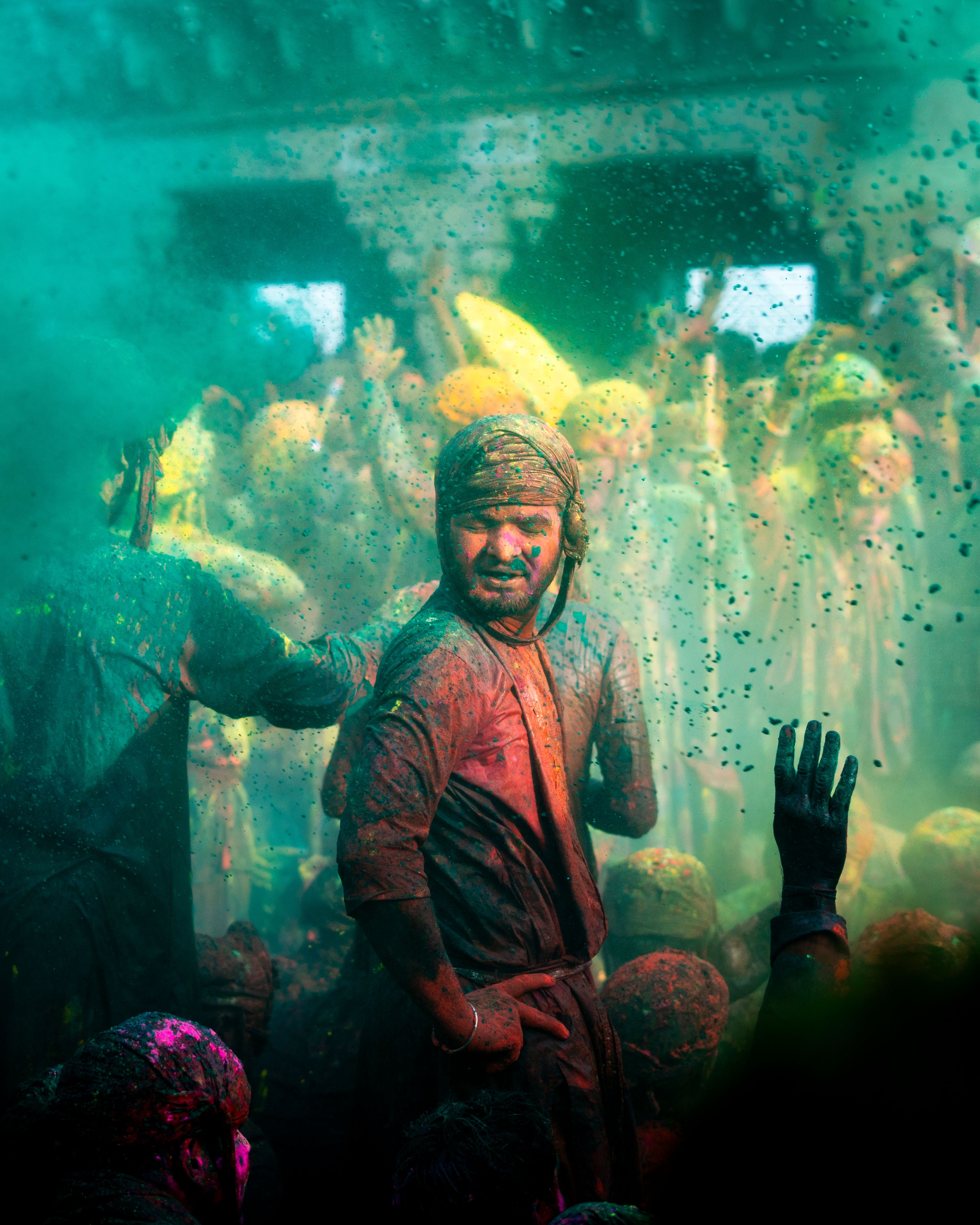 無料 ナンドガオンホーリー祭 | インドの祭り 写真素材