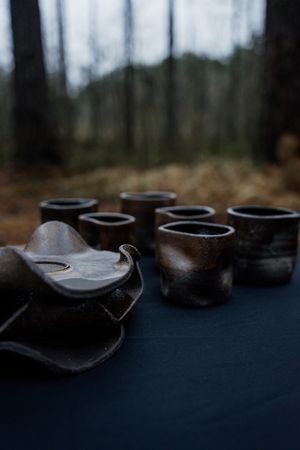 Handmade stoneware cups by Галина Ласаева on Pexels