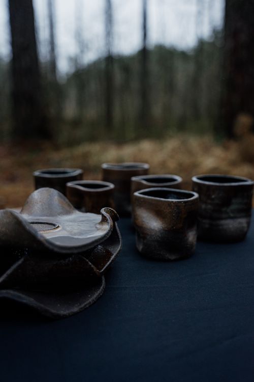 Rustic pottery cups by Galina Lasaeva on Pexels
