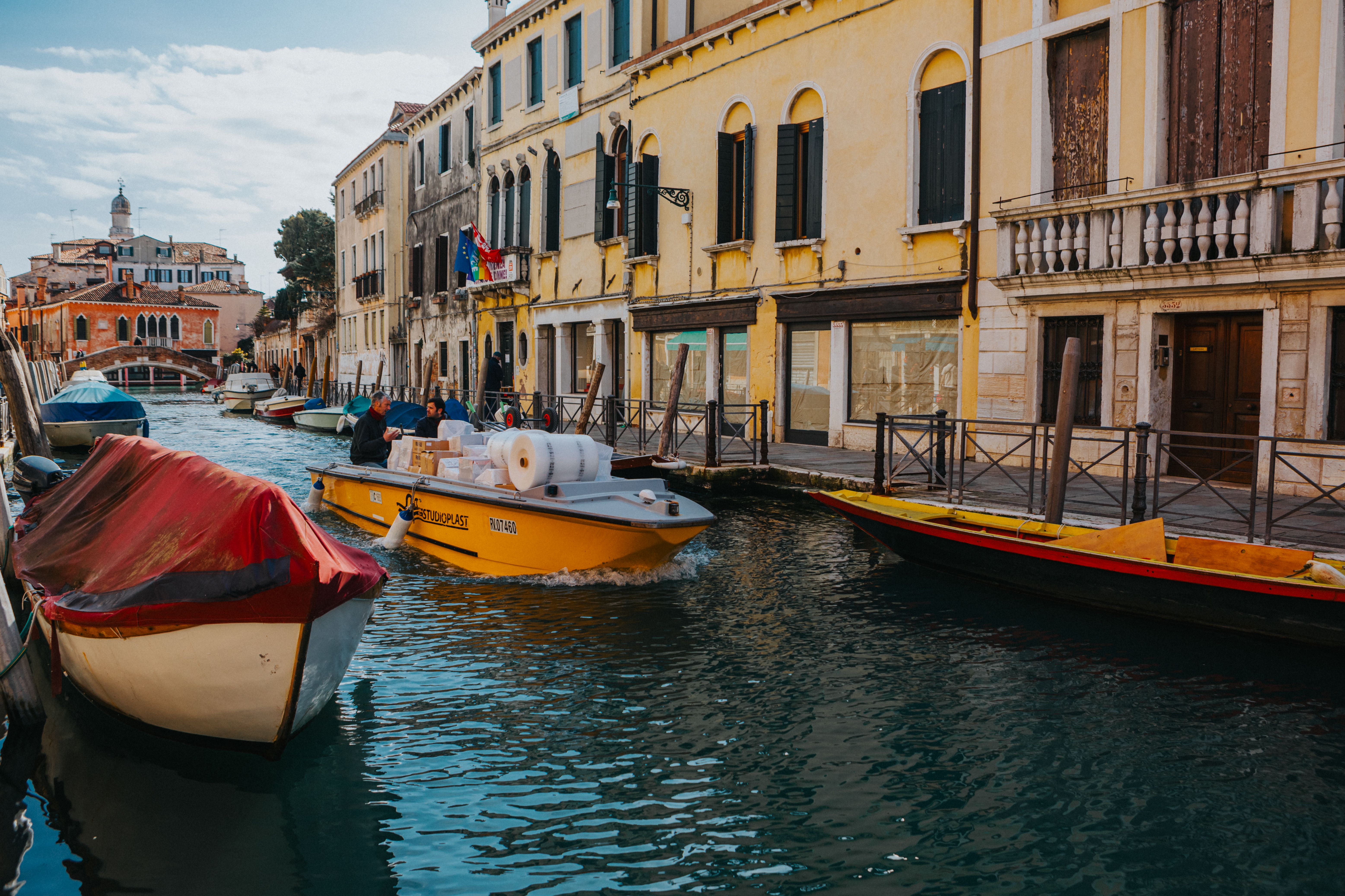A canal in Venice, for car-free inspiration
