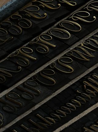Vintage metal type letters used in traditional printing — Eugenia Remark on Pexels