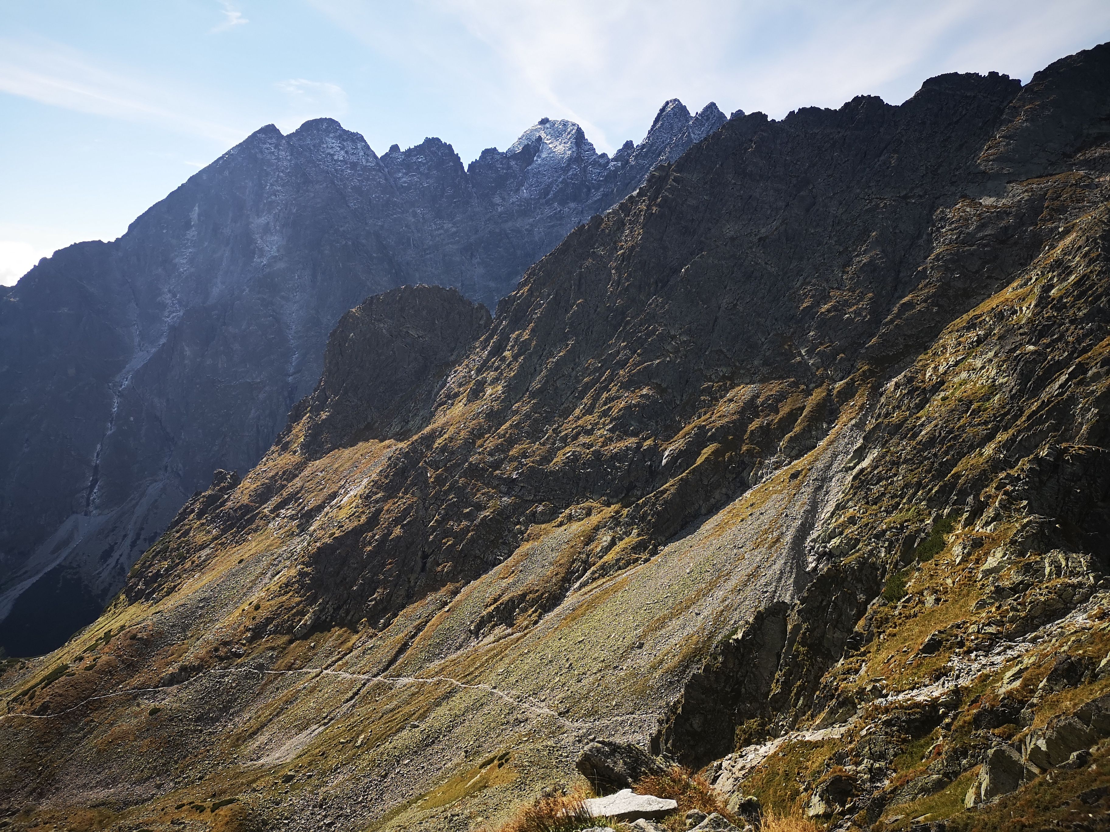Majestic Mountain Range Under Clear Blue Sky · Free Stock Photo