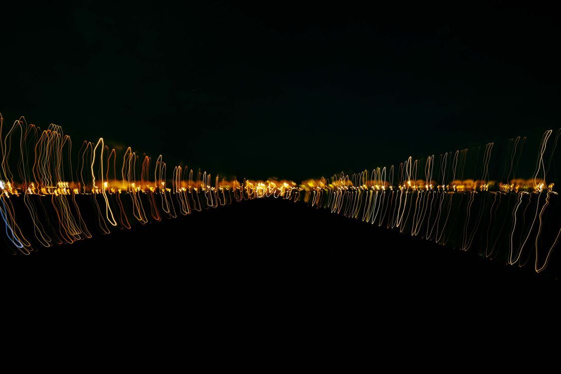Colored Light Waves Forming A Pattern · Free Stock Photo
