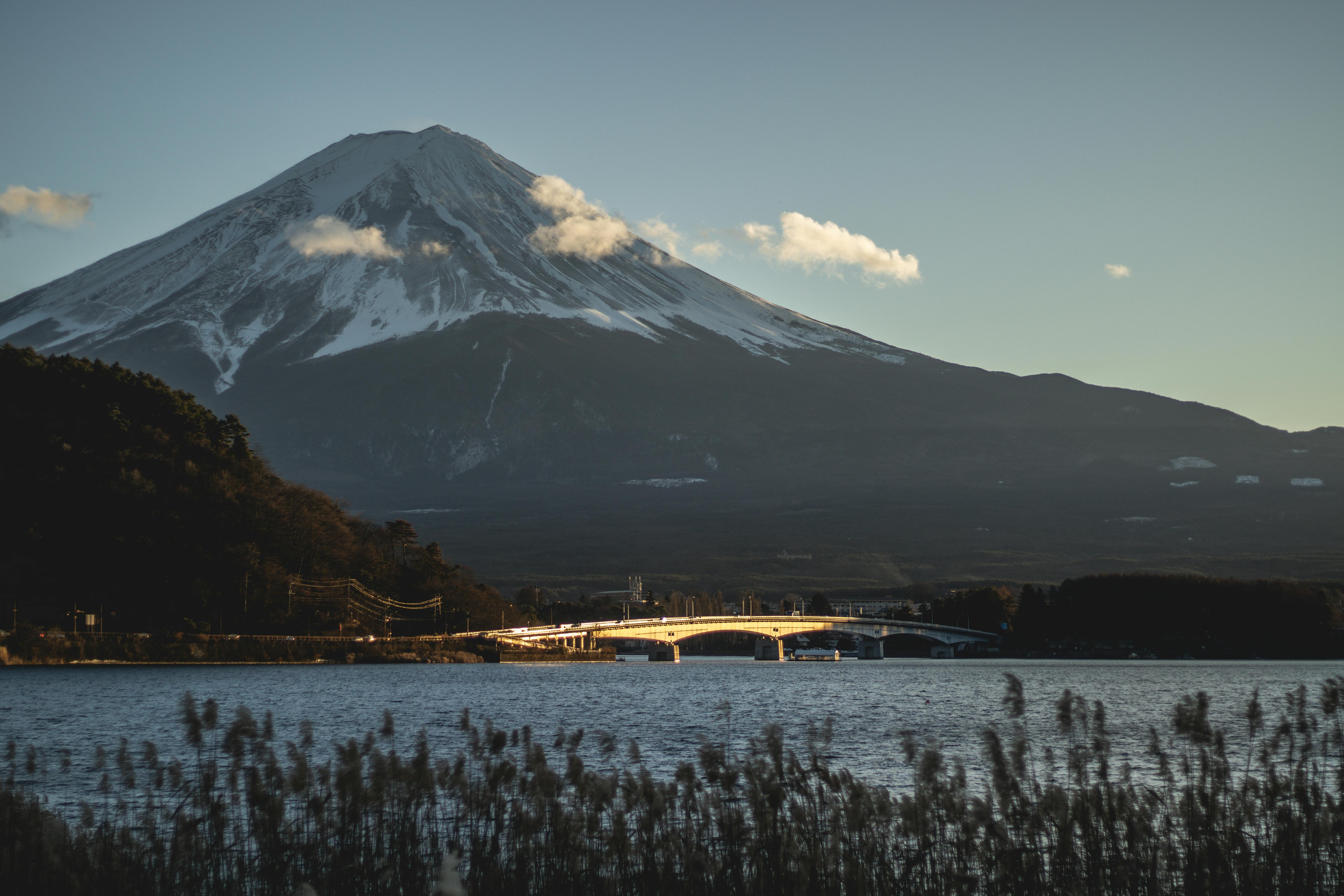 Majestic Mount Fuji Framed by Autumn Leaves · Free Stock Photo Majestic Mount Fuji Framed by Autumn Leaves · Free Stock Photo