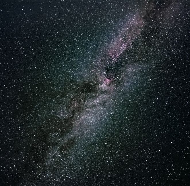 A breathtaking view of the Milky Way galaxy filled with countless stars