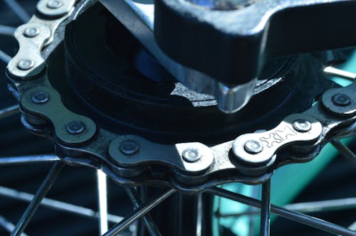 Free stock photo of bike chain, bike gear, chain