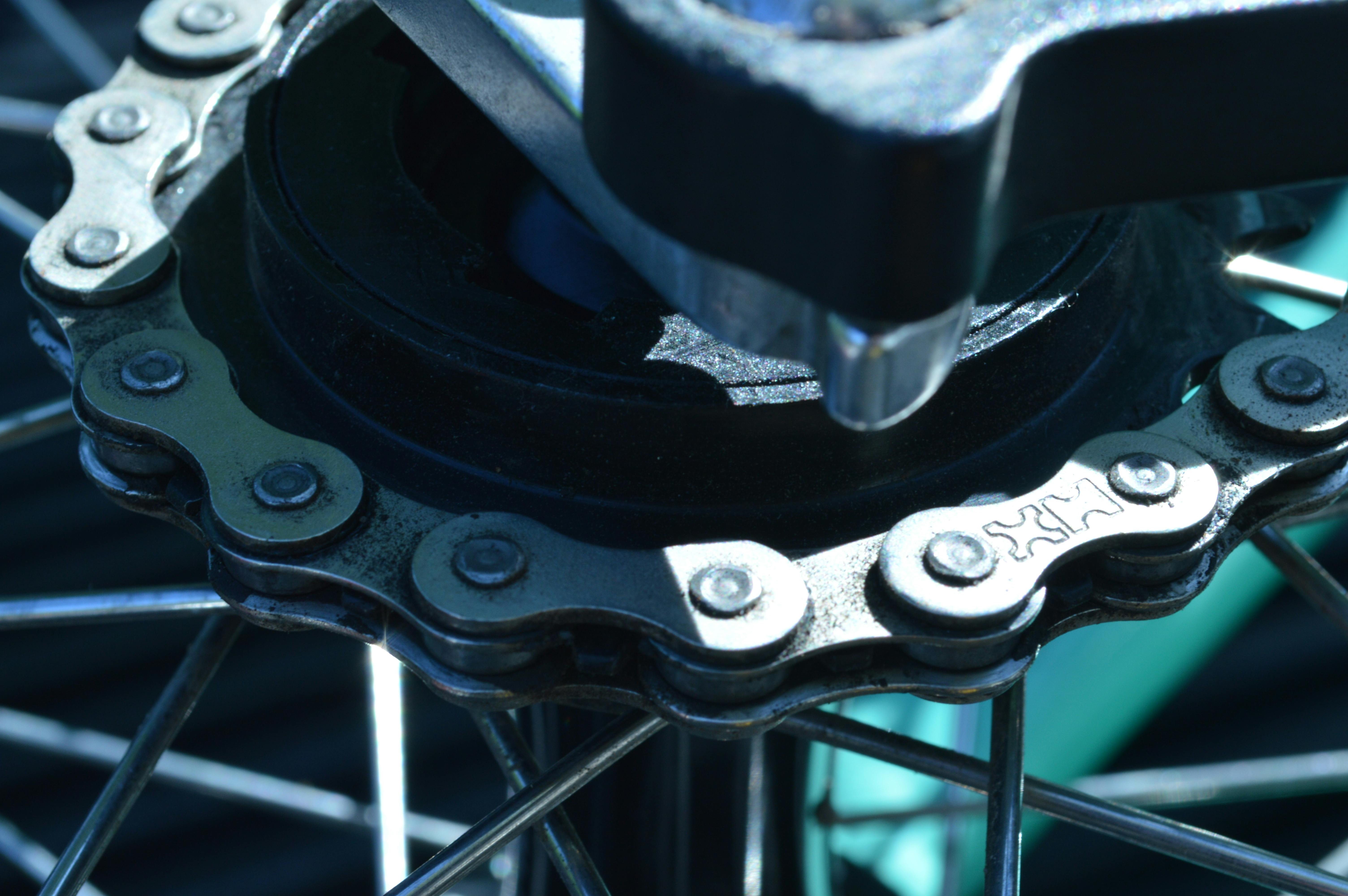 Free stock photo of bike chain, bike gear, chain