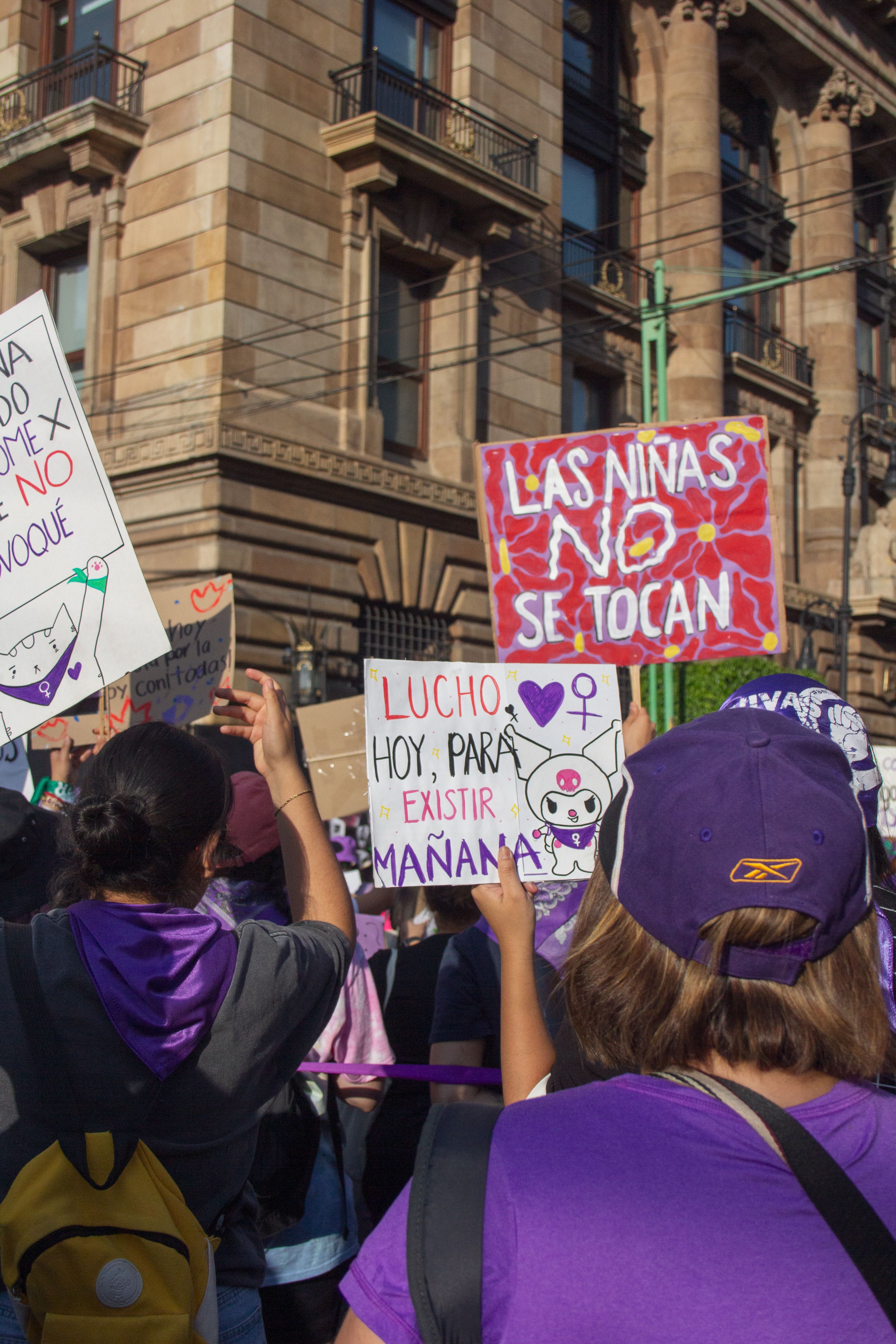 Marcha Por Los Derechos De Las Mujeres En Ciudad De México · Foto de ...