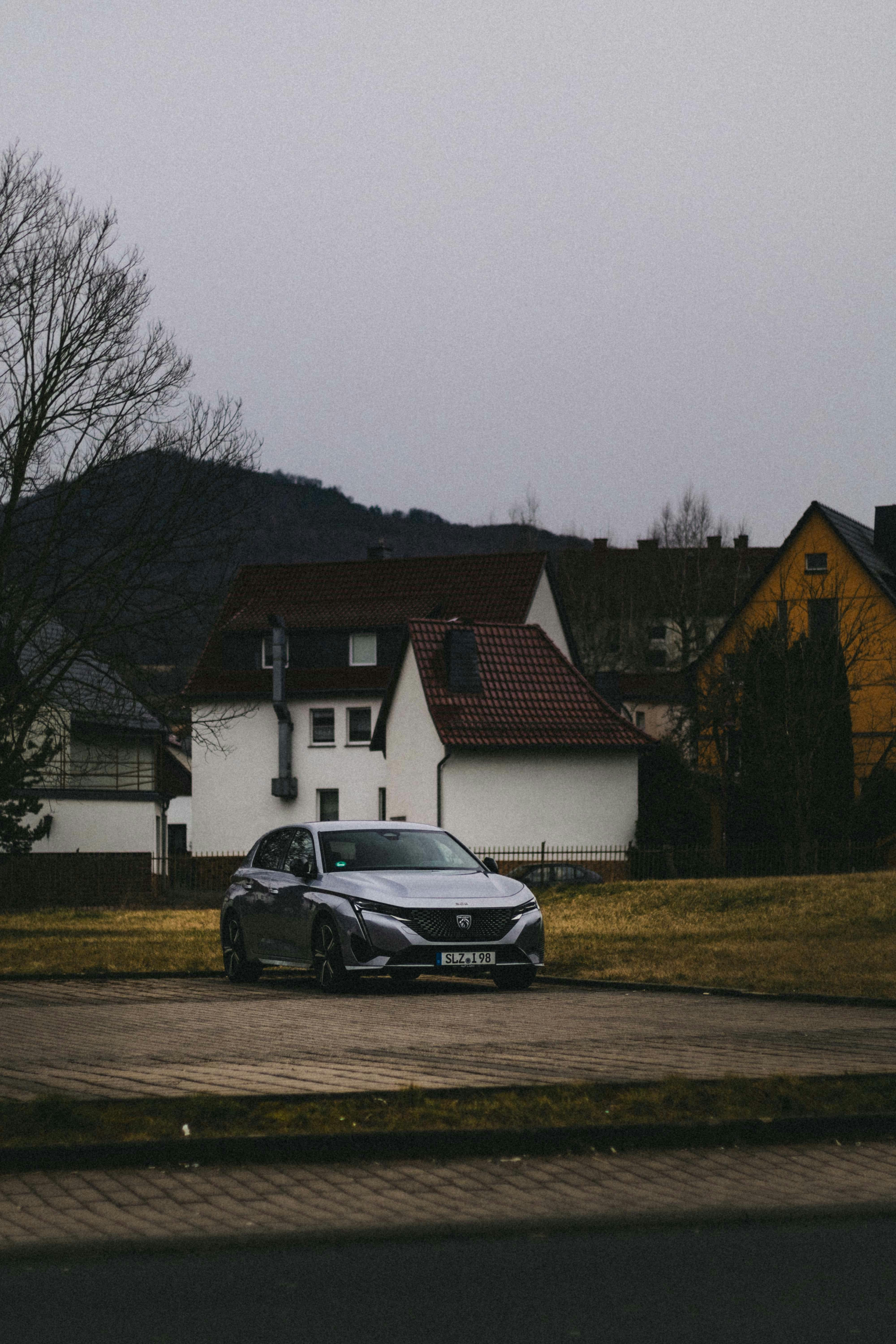 Classic Car Parked in Kassel Suburb