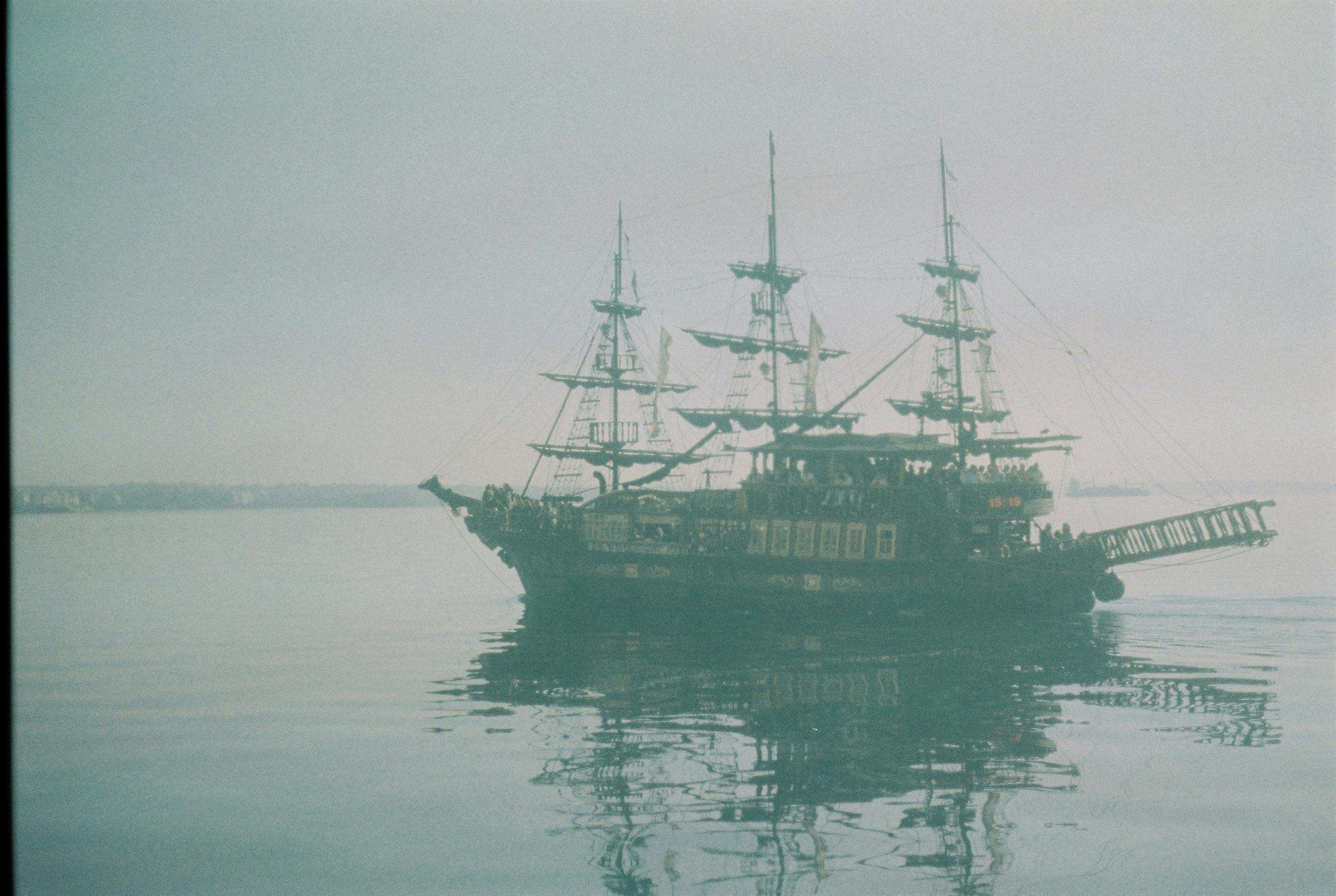 Free stock photo of 35mm film, big ship