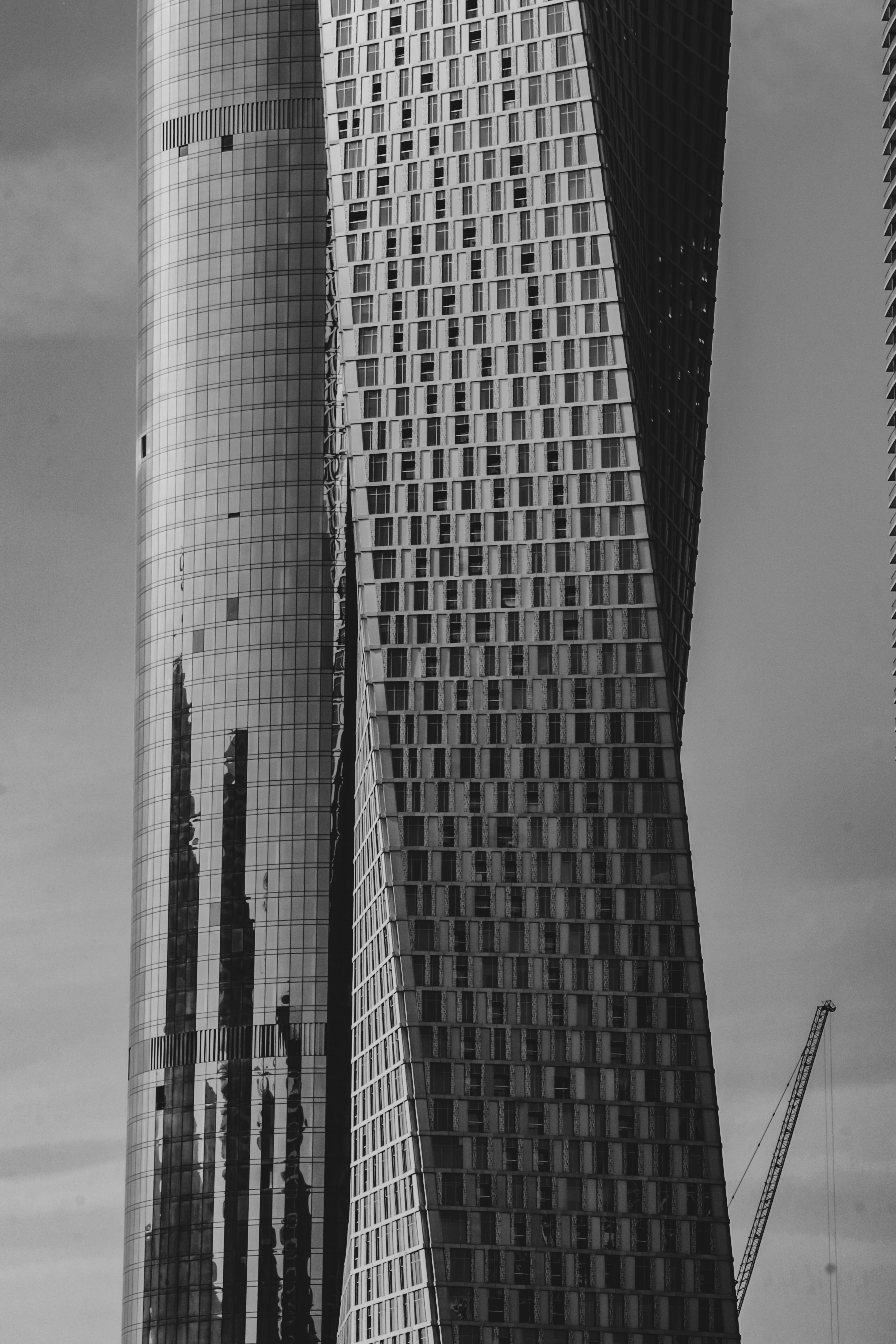Modern Skyscraper Architecture in Black and White · Free Stock Photo
