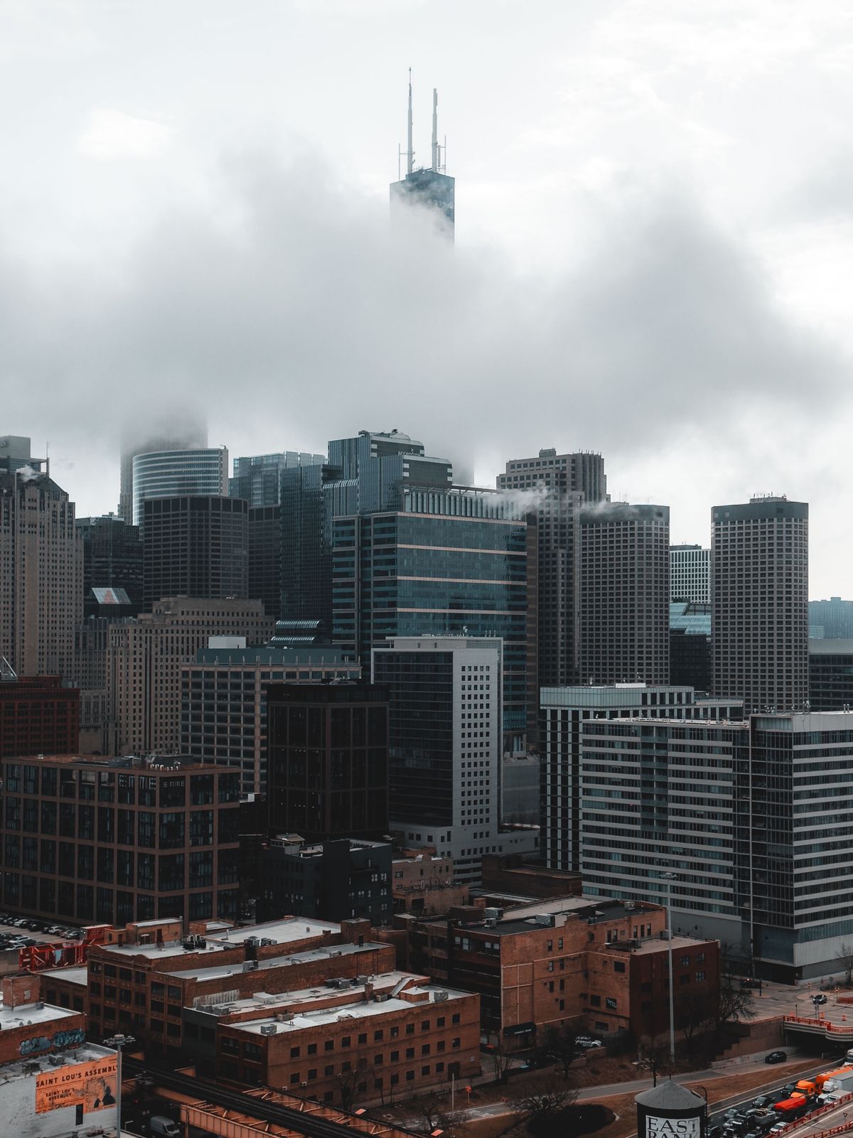 Chicago skyline representing the Inland North/Midwest dialect
