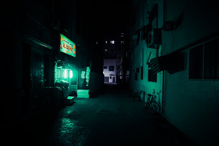 Photo Of Dark Alleyway