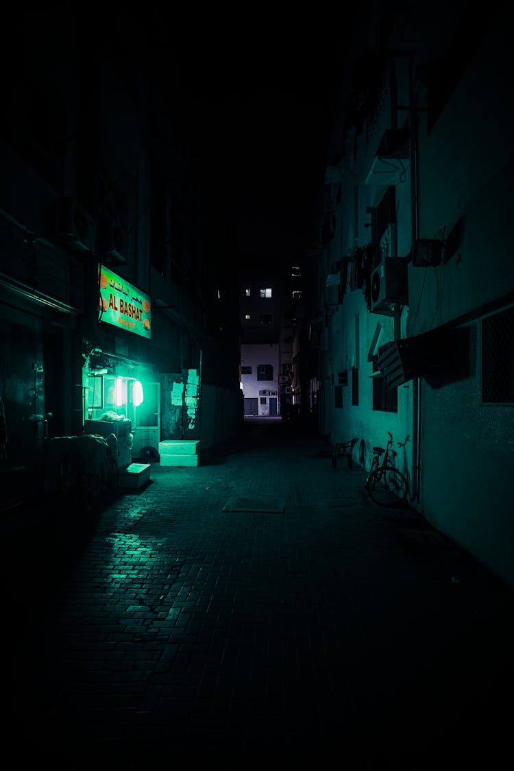 Photo Of Dark Alleyway