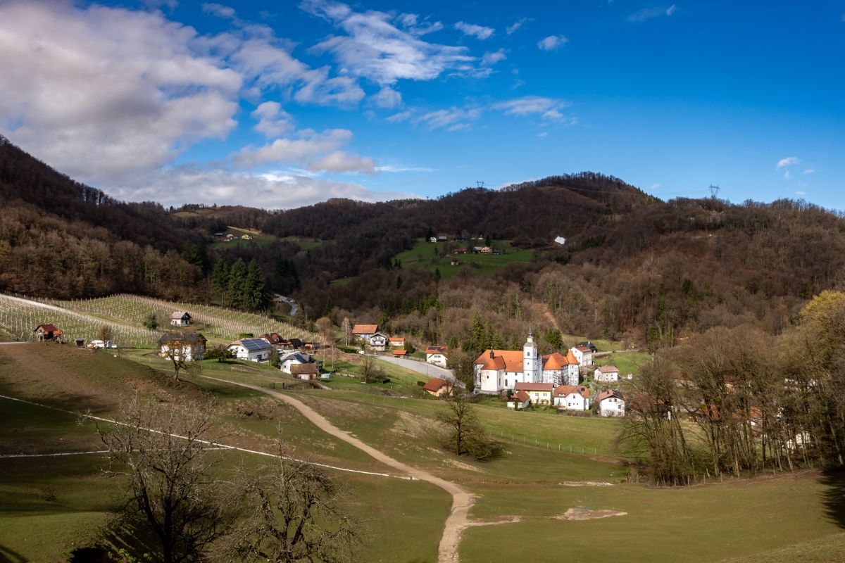 The Vipava Valley's hilltop villages — a Slovenian wine landscape almost unknown outside the region.