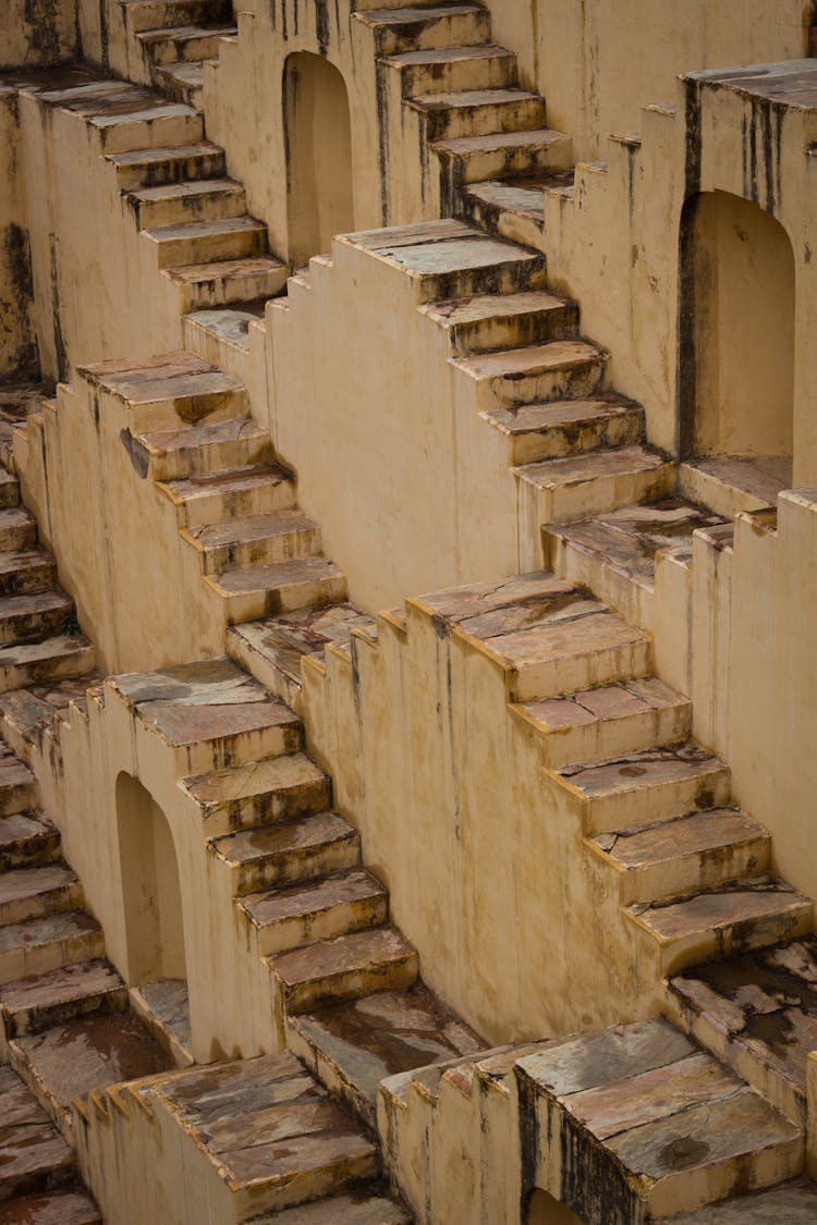 Stairs In Panna Meena Ka Kund, Jaipur, India 