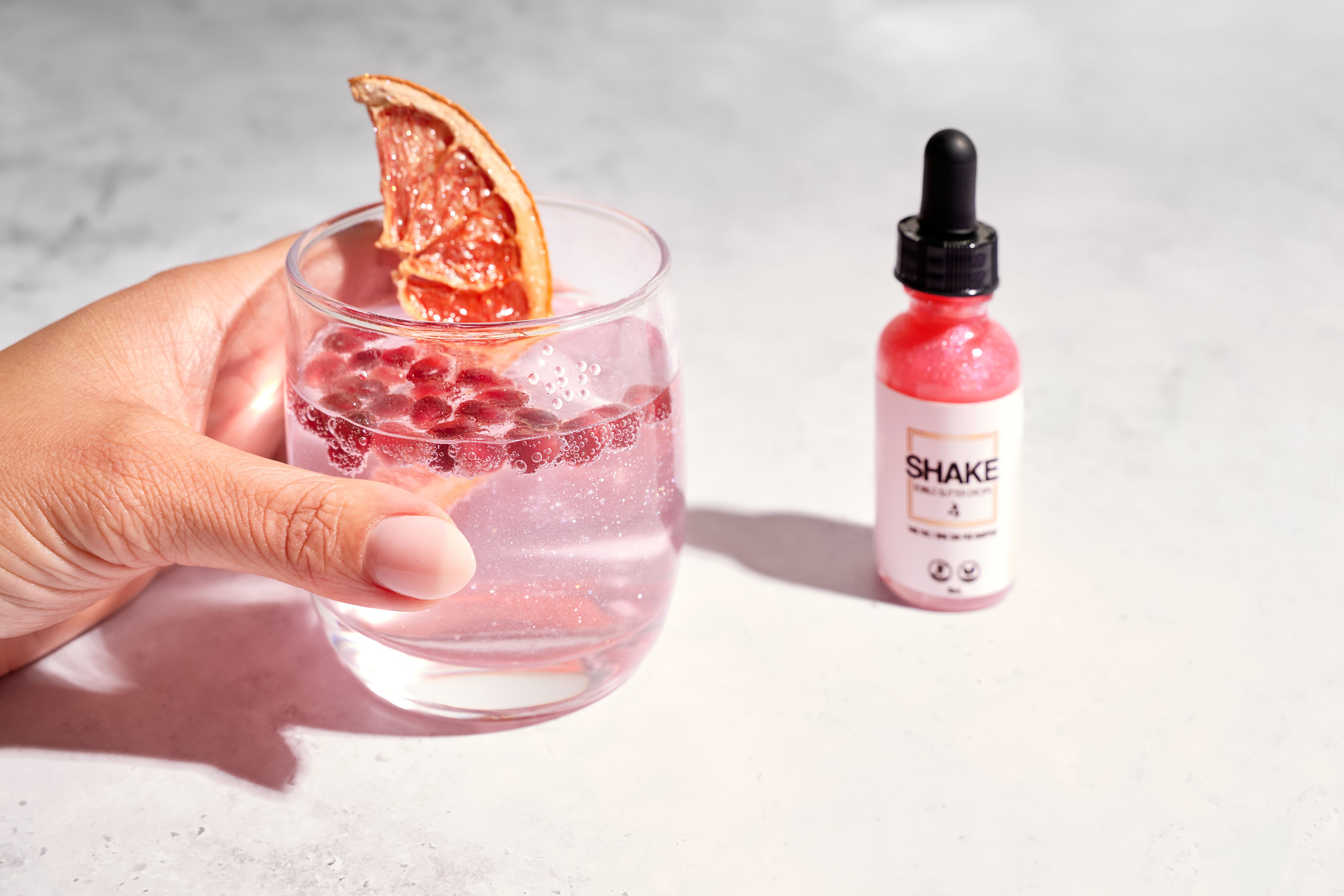 Clover Club mocktail sin alcohol