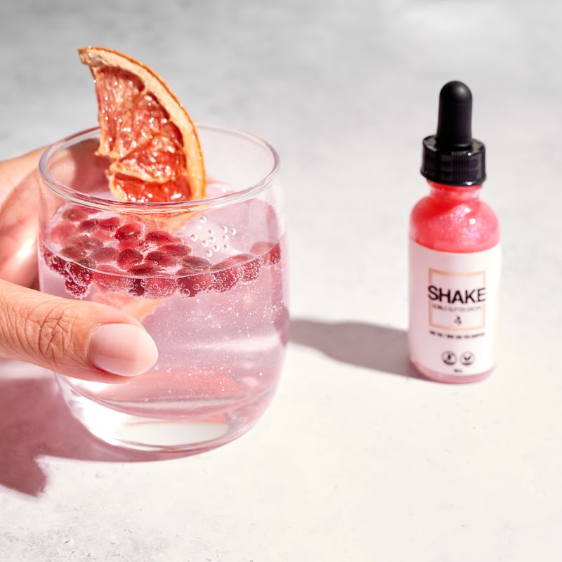 Moroccan Pomegranate Mint Spritz