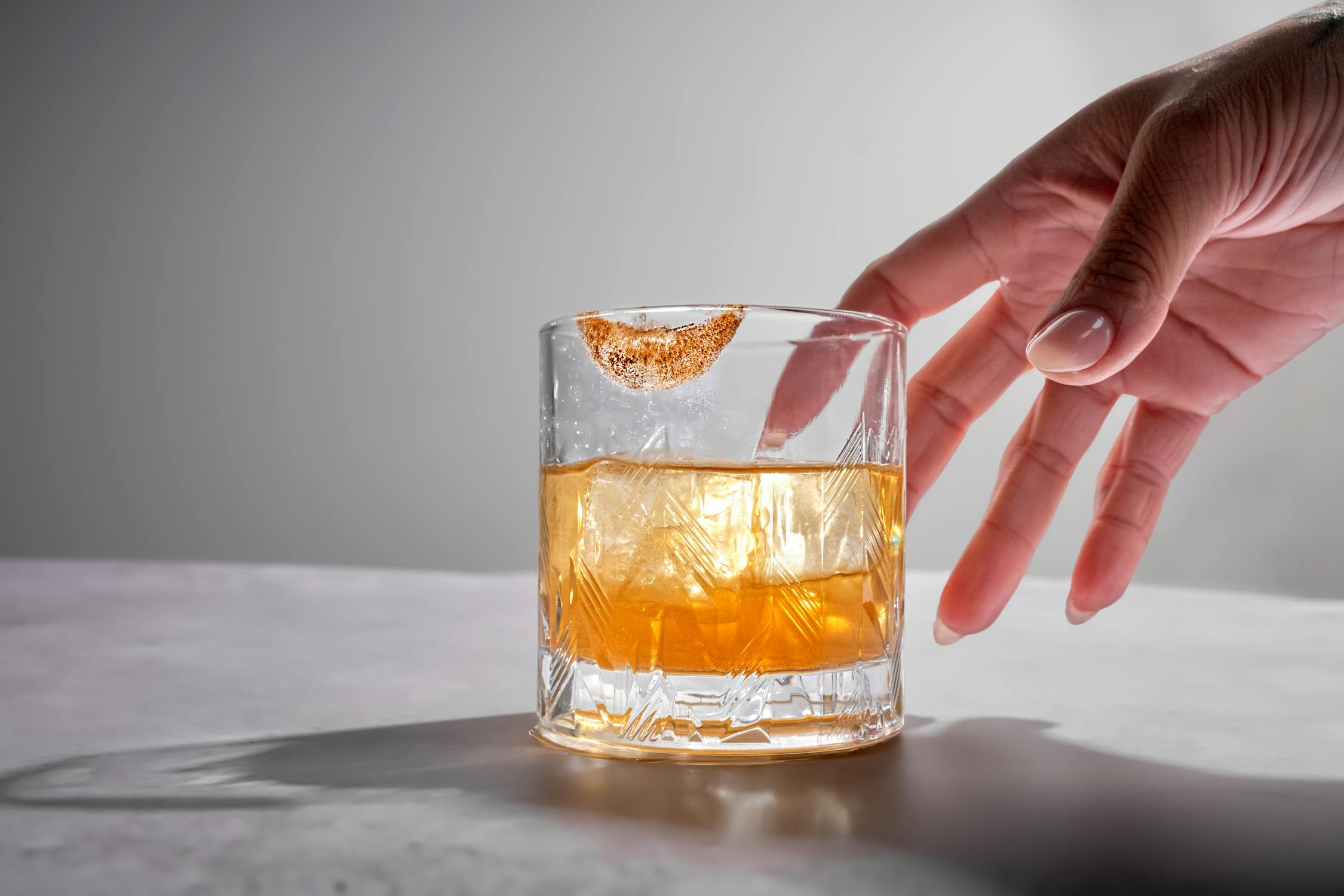 Elegant Non-Alcoholic Beverage with Citrus Rim · Free Stock Photo