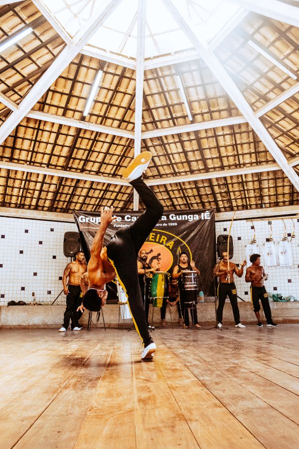 Roda de capoeira em Porto Seguro, Bahia