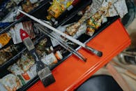 Artist's Supplies: Paint Tubes and Brushes Close-up